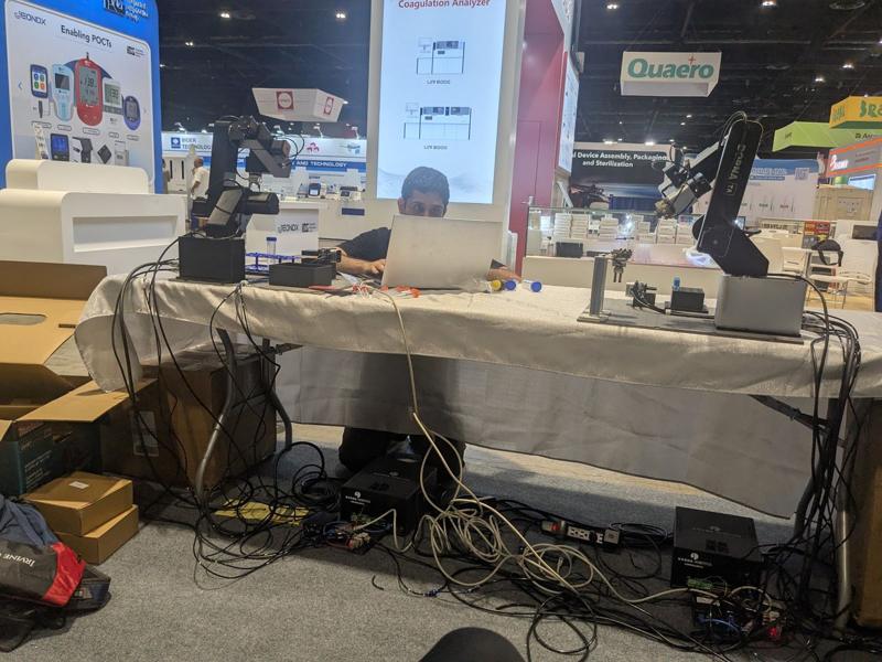 ADLM 2025 setup, Chicago