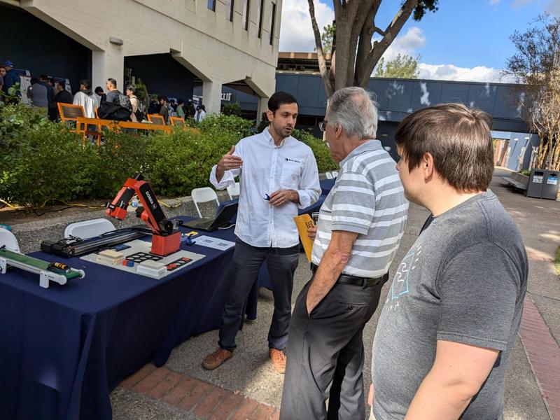 Demo at a college in Fullerton