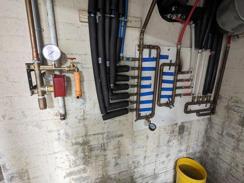 Our very clean water control room