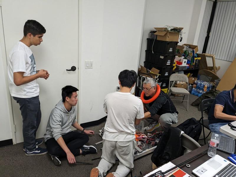 Working on the robot